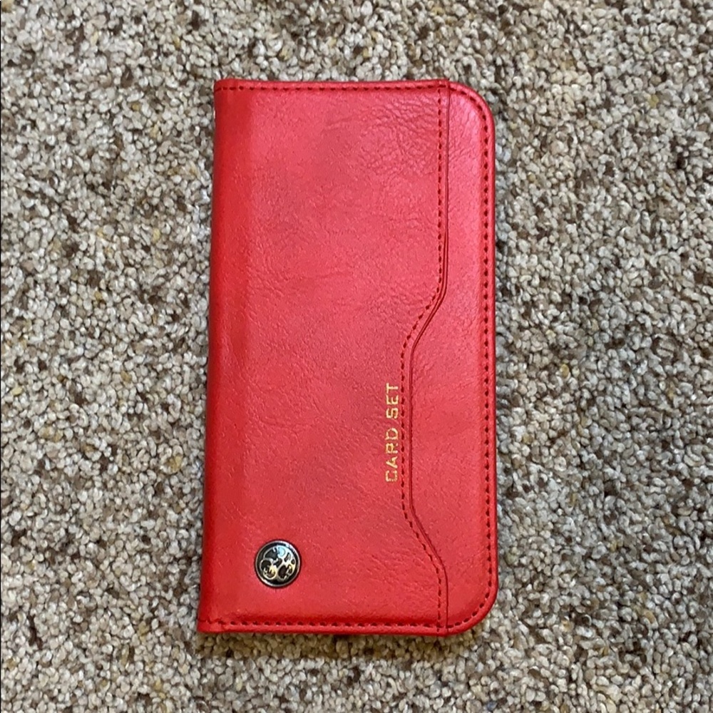NWT iPhone X Wallet Phone Case